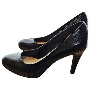 Franco Sarto deep brown platform heel size 7